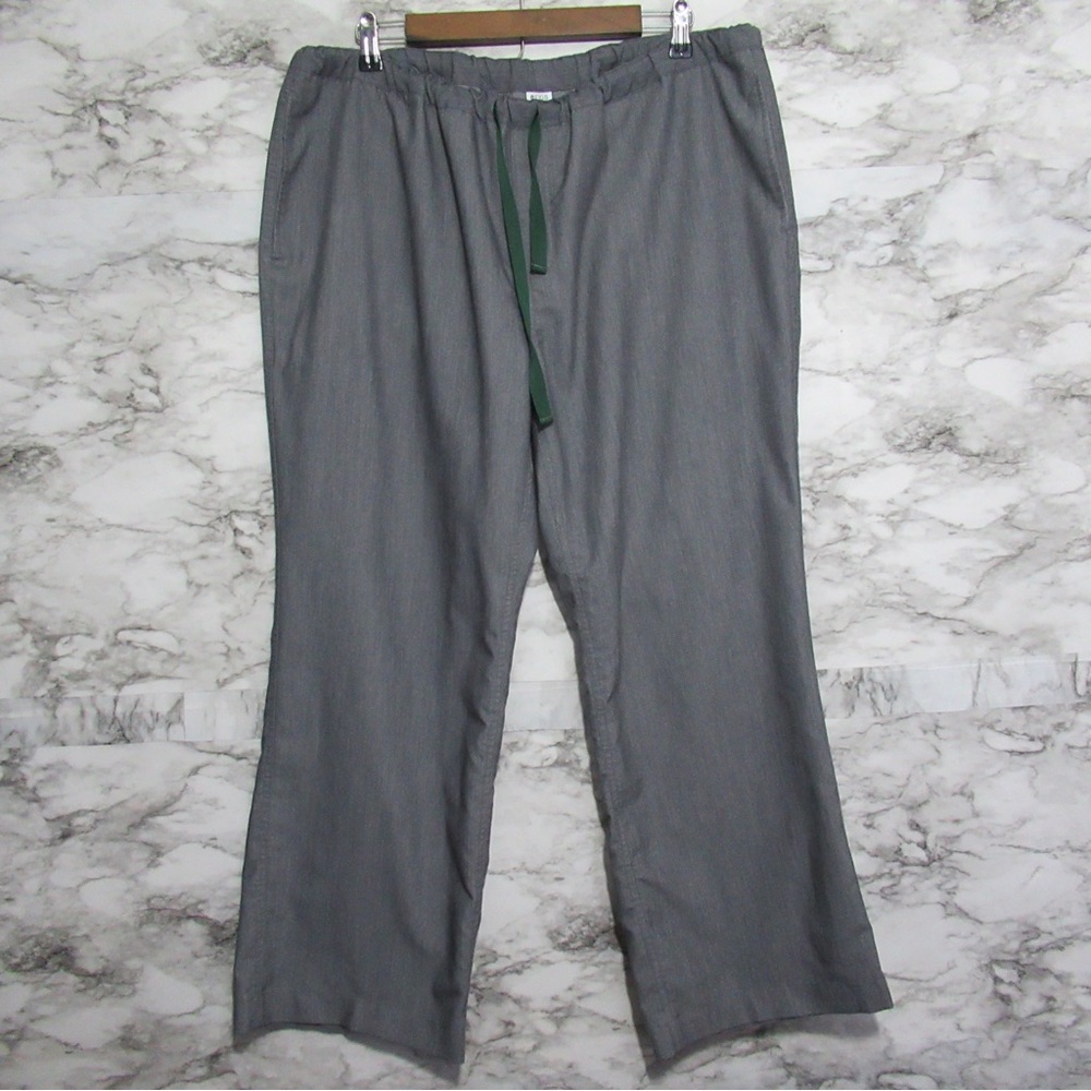 Figs Gray Scrub Pants Size XL Short